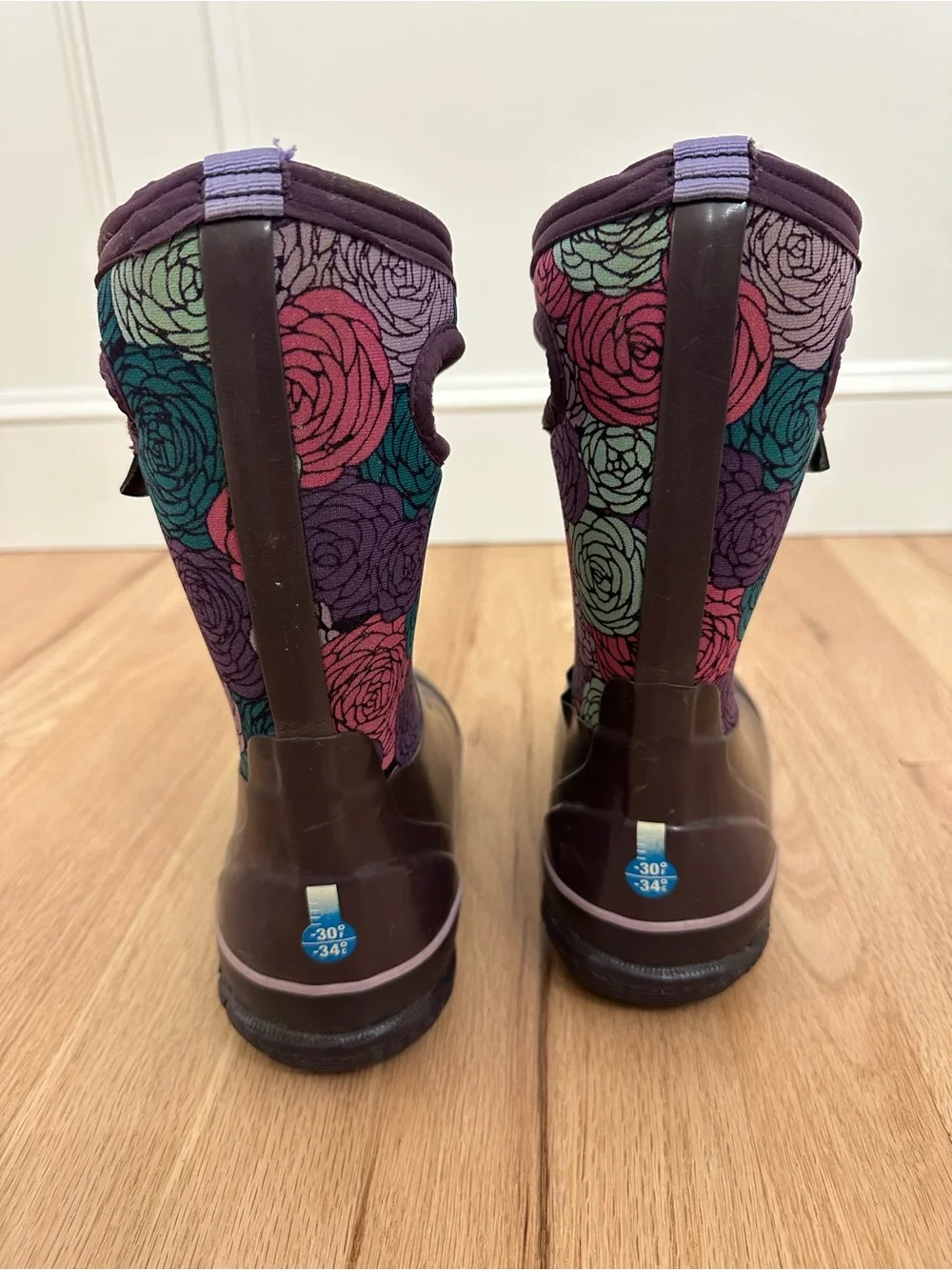 Bog boots, insulated, girl size 2